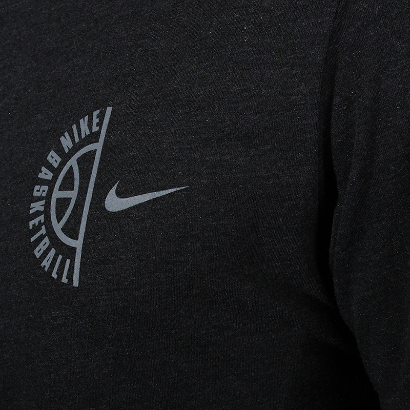 мужская серая футболка Nike Dry Basketball 899433-010 - цена, описание, фото 2